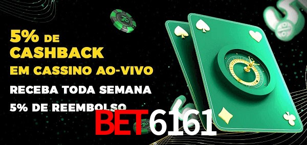 Promoções do cassino ao Vivo bet6161